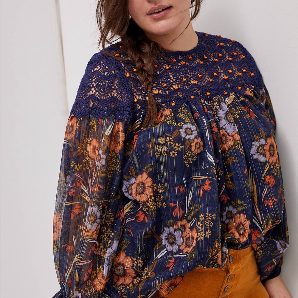 Anthropologie Cristy Crochet Blouse by
Mynah - Picture 13 of 16